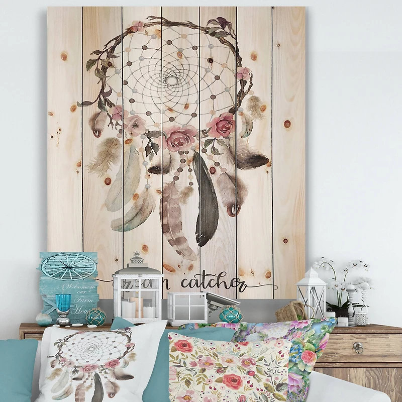 Designart - Dream Catcher With Ethnic Feathers