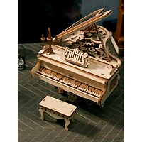 ROKR® Magic Piano Mechanical Music Box 3D Wooden Puzzle