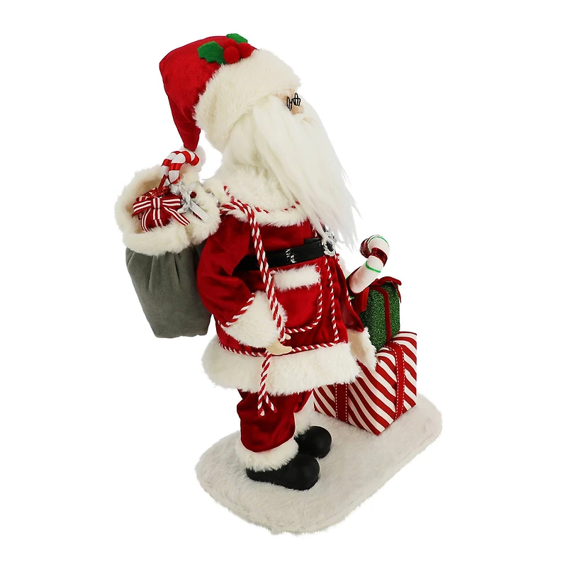 21" Santa with Gifts & Candy Tabletop Décor by Ashland®