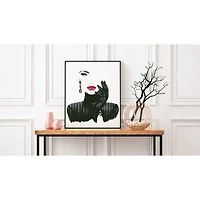 Diamond Dotz® Intermediate Lady in Black Diamond Painting Kit