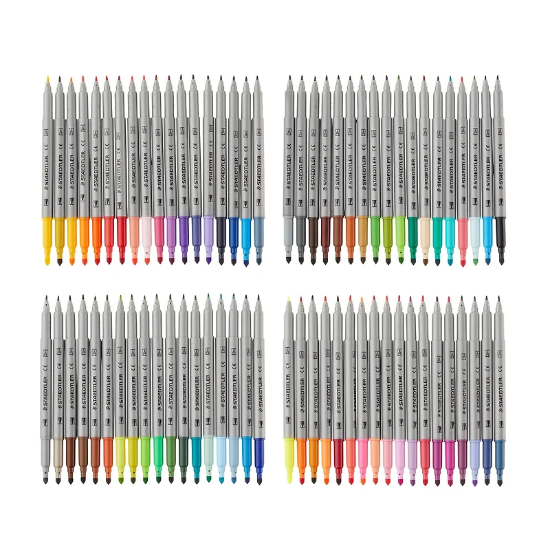Staedtler® Duo Fiber-Tip Pens