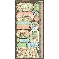 Graphic 45® Wild & Free Collection Cardstock Stickers