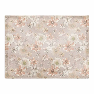 Watercolor Florals Cotton Twill Placemat