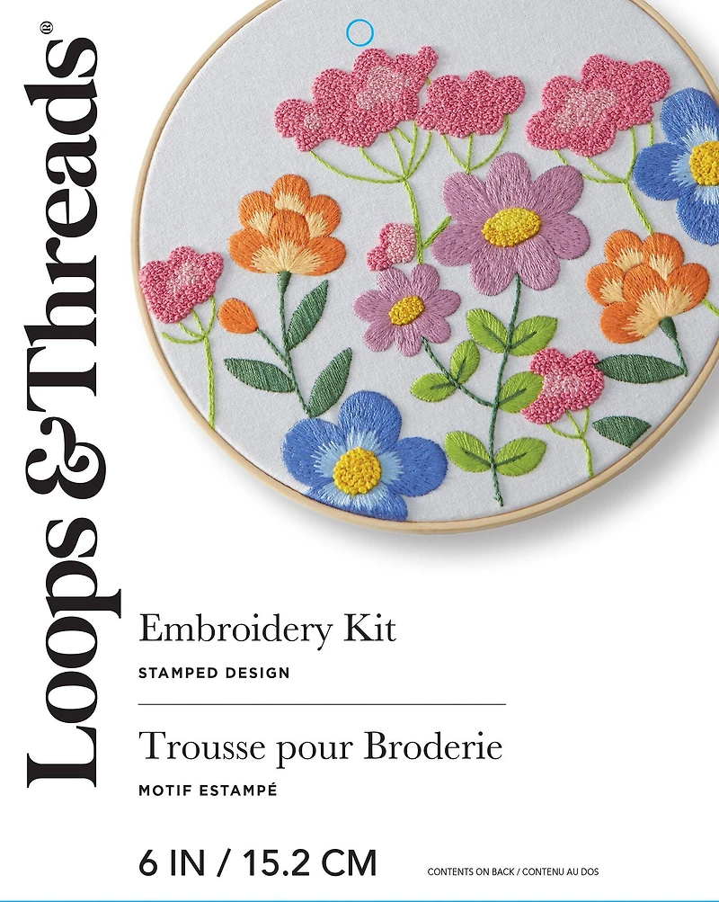 6" Garden Fresh Embroidery Kit by Loops & Threads®