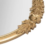 Habitat Pippet 27.5" Gold Floral Framed Mirror