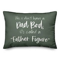 Dad Bod Father Figure Indoor & Outdoor Pillow