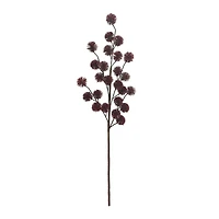 30" Burgundy Glitter Thistle Stem by Ashland®