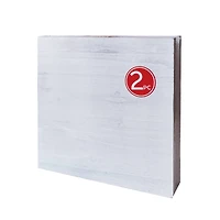 10" x 10" Whitewashed Wood Square Plaques by Make Market®, 2ct.