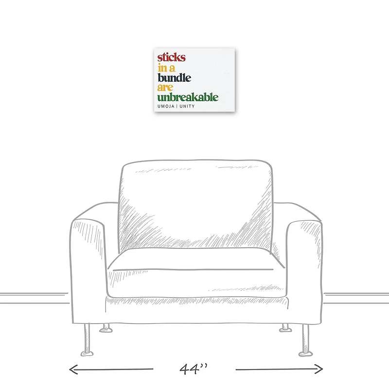 Sticks In A Bundle Canvas Wall Art