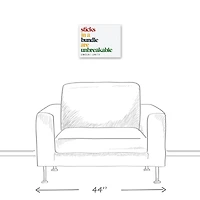 Sticks In A Bundle Canvas Wall Art