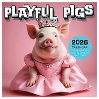 2026 Playful Pigs Mini Calendar
