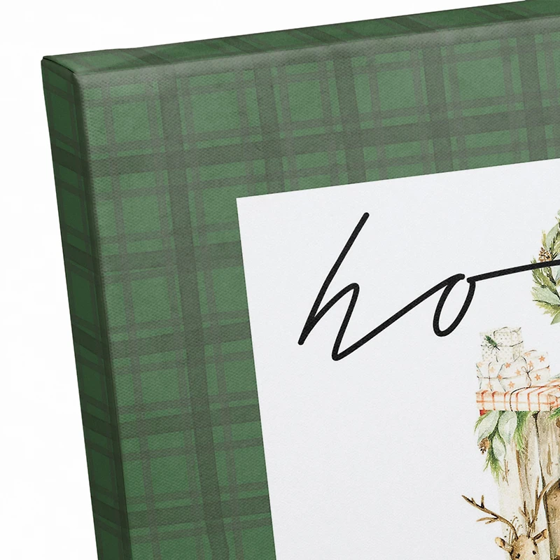 Home For Christmas Quilt Canvas Wall Art