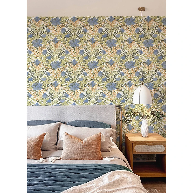 NuWallpaper By Dylan M Moody June Blooms Peel & Stick Wallpaper