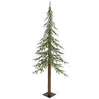 6ft. Pre-Lit Medium Alpine Artificial Christmas Tree, Clear LED Lights