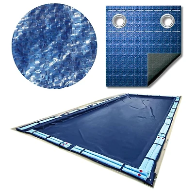 Swim Central 45ft. Blue Inground Rectangular Swimming Pool Winter Cover