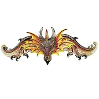 Design Toscano 27.5" Dragon of Kingsbridge Manor Pediment