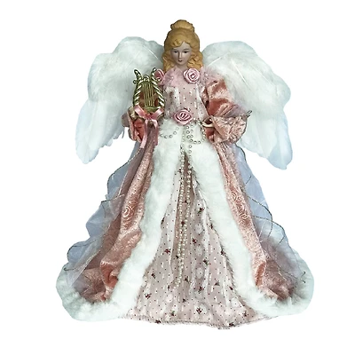 Santa's Workshop 16" Mauve Victorian Angel Tree Topper
