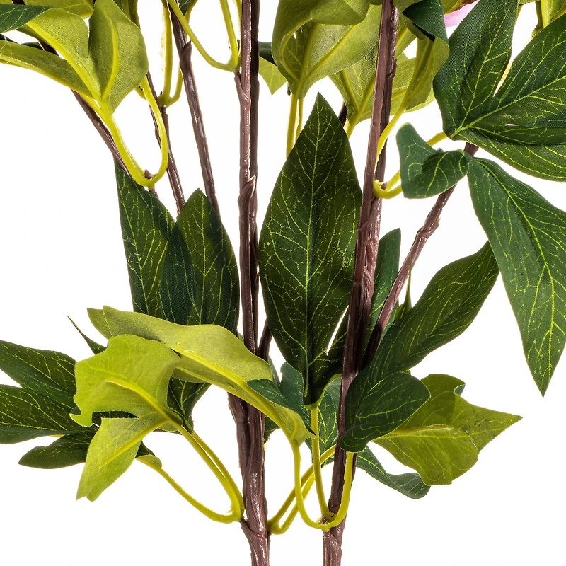 Artificial Cerise Peony Bush