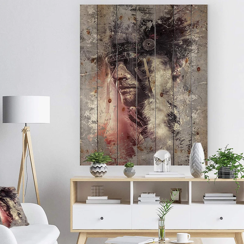 Designart - Native American Indian Warrior