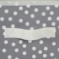 DII® 13" Gray & White Dots Storage Cube, 2ct.