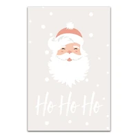 Ho Ho Ho Santa 20x30 Canvas Wall Art