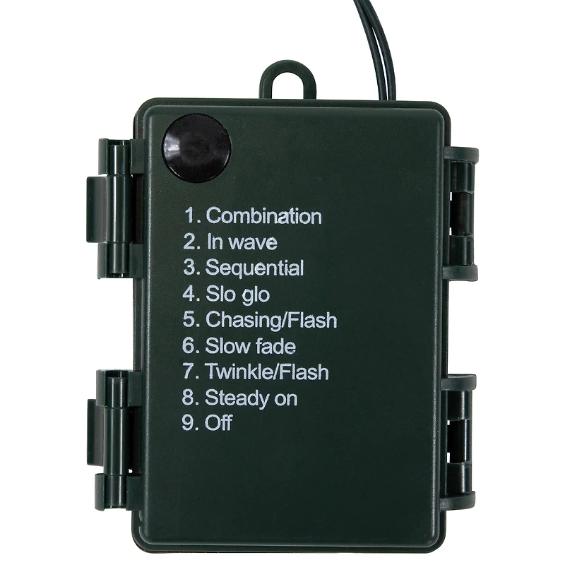 Battery Operated LED Mini Christmas Lights - Warm White  - 15.75' Green Wire - 50ct