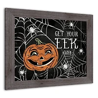 Get Your Eek On 16" x 20" Western Gray Framed Print
