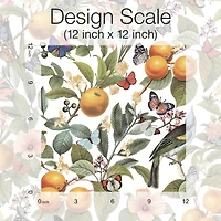 RoomMates White Citrus Peel & Stick Wallpaper