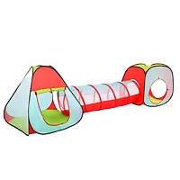 Toy Time Kids Tent, Cube & Tunnel Pop Up Playhouse Hut