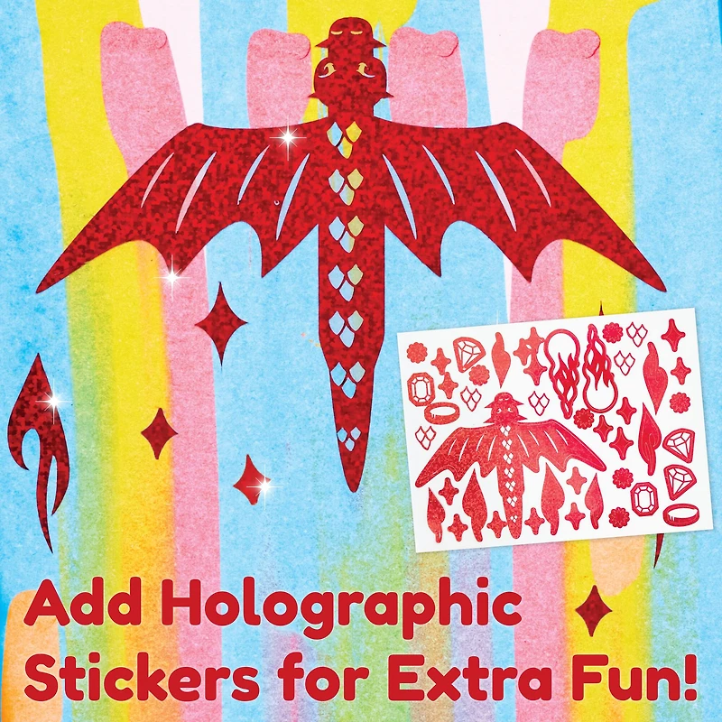 Creativity for Kids® Dragon Squeegeez Magic Reveal Art