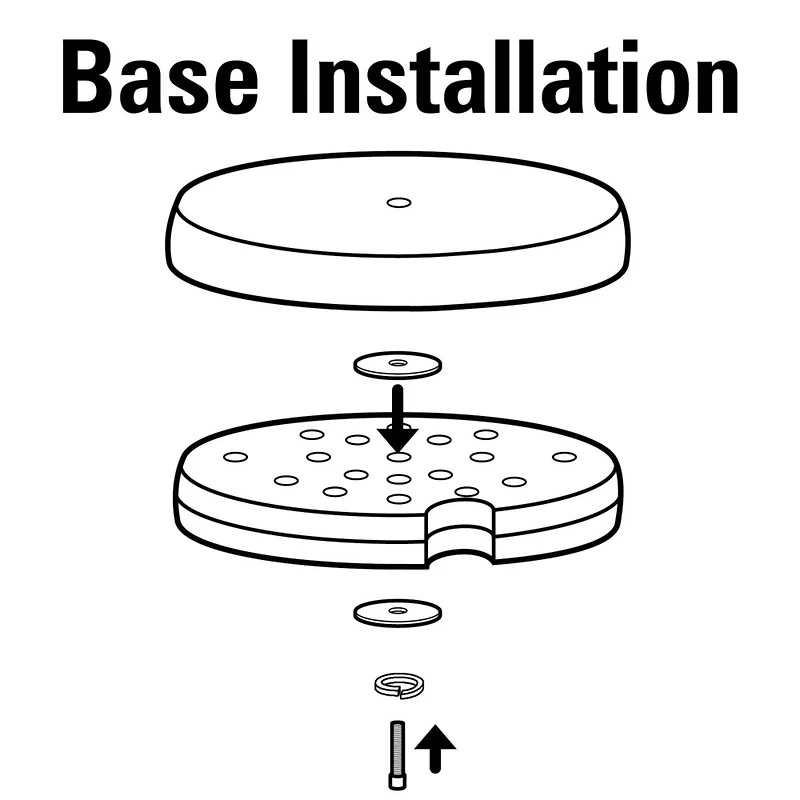 Household Essentials 3-Tier Adjustable Revolving Shoe Rack