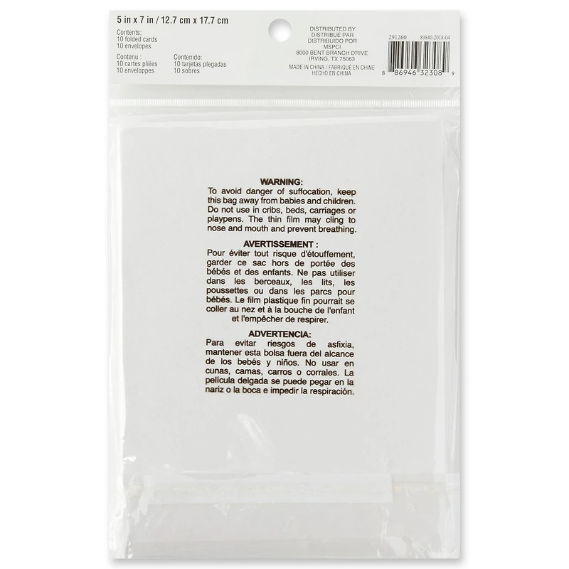 12 Packs: 10 ct. (120 total) White Shimmer Cards & Envelopes by Recollections™, 5" x 7"