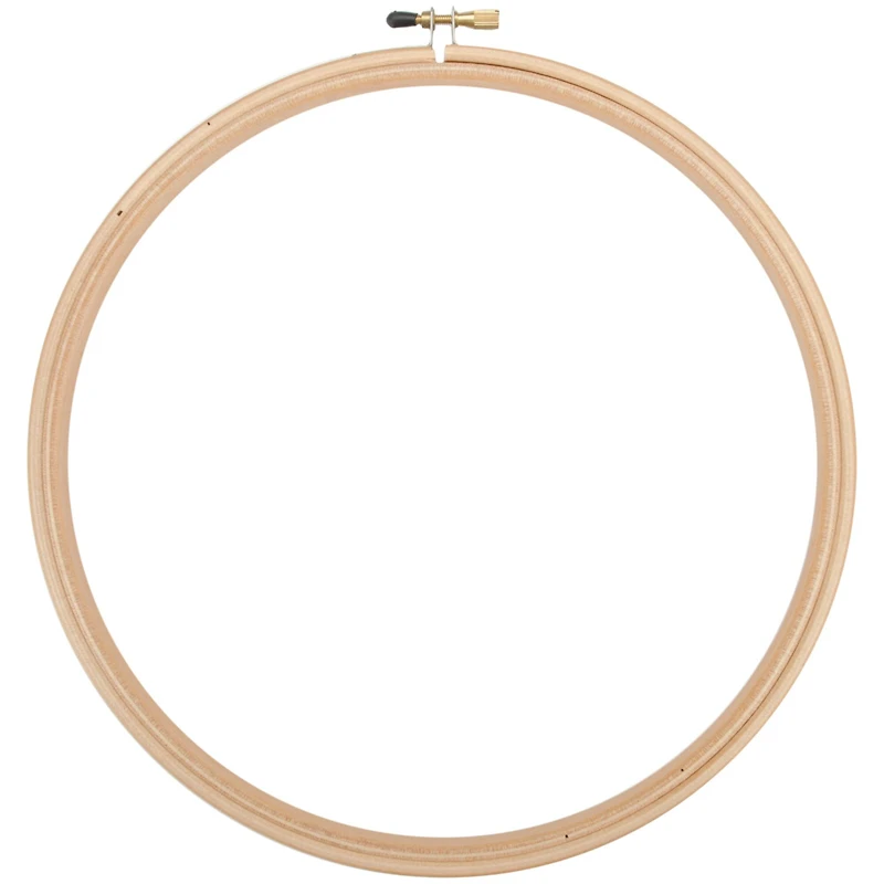 Frank A. Edmunds Natural Wood Embroidery Hoop with Round Edge