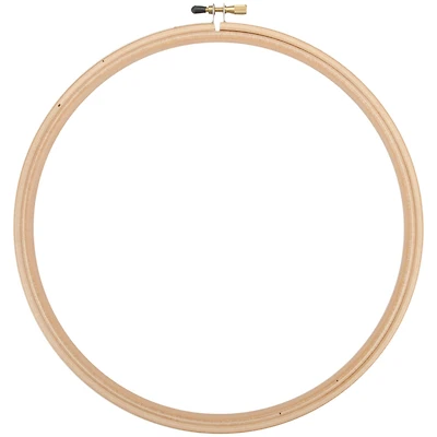 Frank A. Edmunds Natural Wood Embroidery Hoop with Round Edge