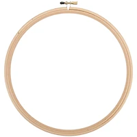 Frank A. Edmunds Natural Wood Embroidery Hoop with Round Edge