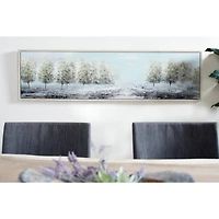 Green Traditional Landscape Canvas Wall Art, 20" x 71"