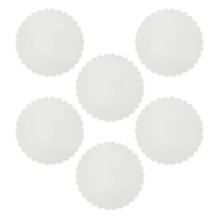 4" Scalloped Acrylic Blanks, 6ct. by Make Market®