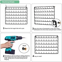 NEX™ Black 54-Spool Metal Thread Rack