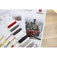 Luca-S Santa's Express Counted Cross Stitch Kit