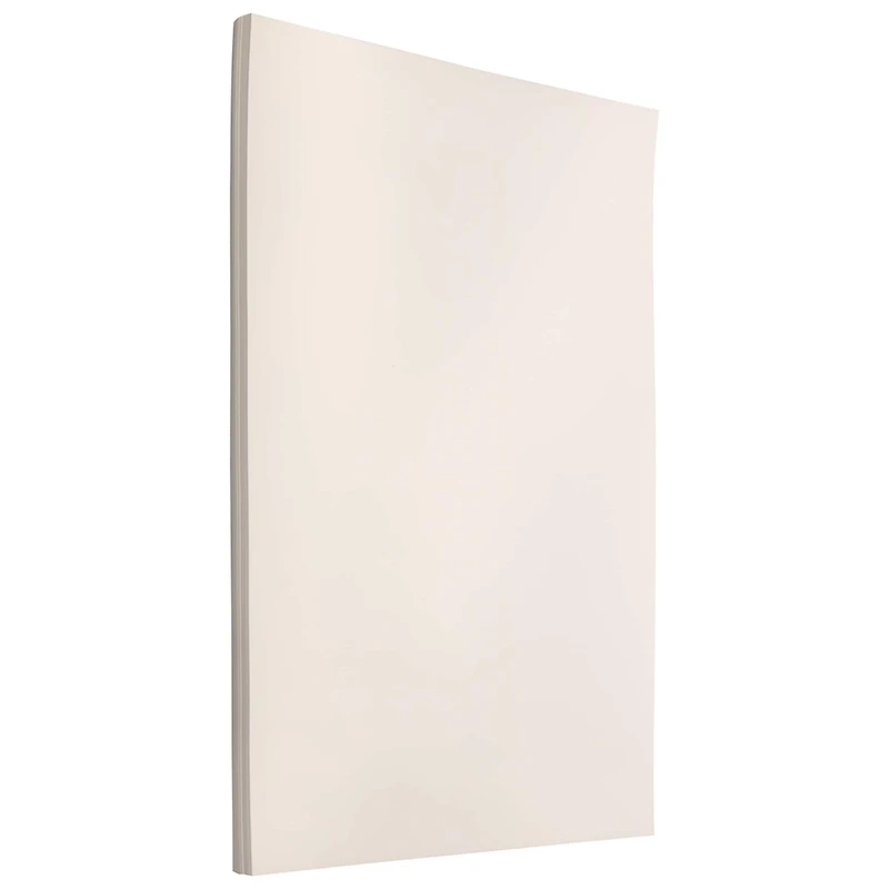 JAM Paper Natural White Wove 8.5" x 14" 24lb. Legal Strathmore Paper, 100 Sheets