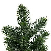 10" Unlit Iced Pine Artificial Christmas Tree Set