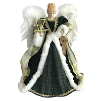 Santa's Workshop 16" Green Angel Tree Topper