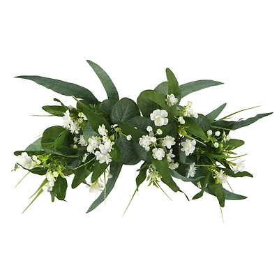 14" Eucalyptus & Baby's Breath Occasion Swag by Ashland®