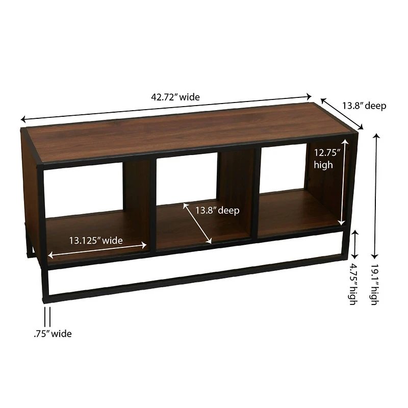 Household Essentials Jamestown 43" TV Stand