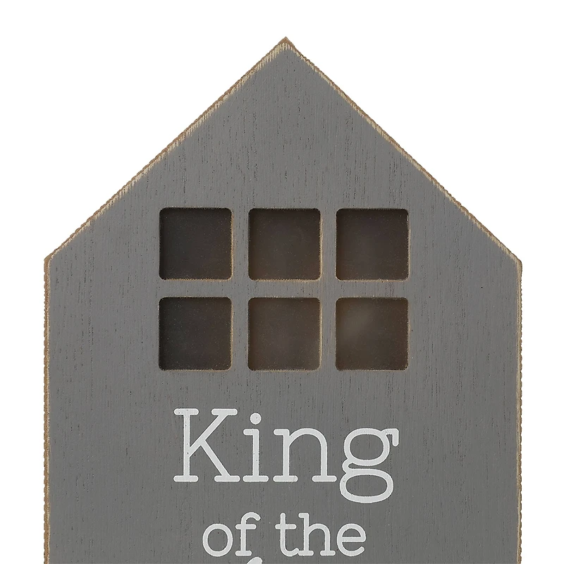 Glitzhome® Lighted Father's Day Table Block Sign Set