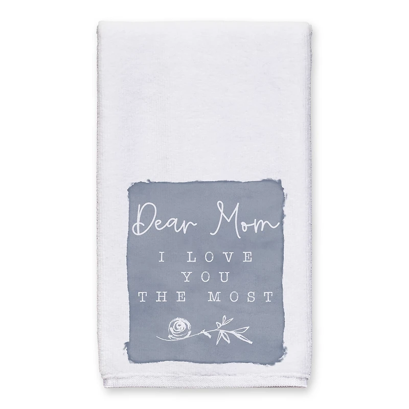 Dear Mom I Love You Most Tea Towel Set