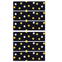 Trend I Heart Metal Bolder Dots Borders, 35.75ft.