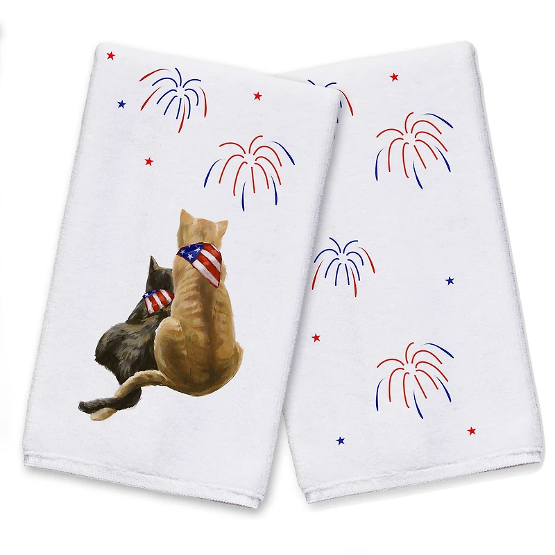 American Cats Tea Towel Set