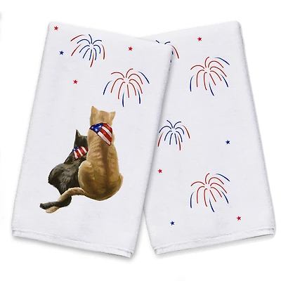 American Cats Tea Towel Set