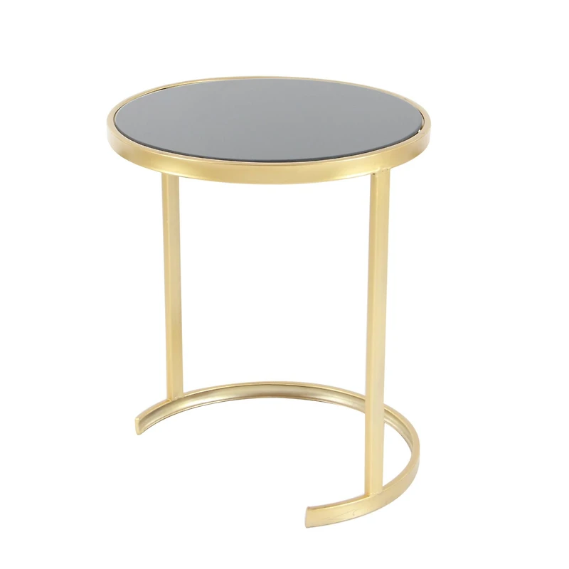 Contemporary Metal Accent Table Set